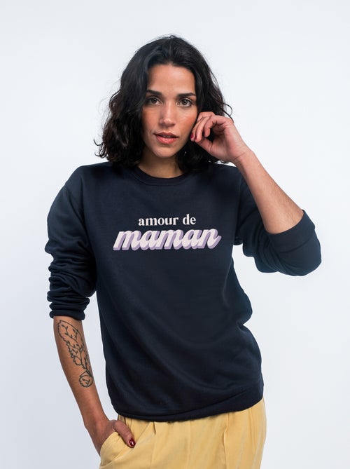 Sweat Femme - AMOUR DE MAMAN - Kiabi