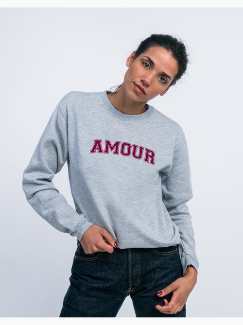 Sweat Femme - AMOUR TYPO USA - Kiabi