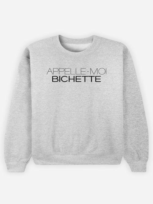 Sweat Femme - APPELLE-MOI BICHETTE - Kiabi