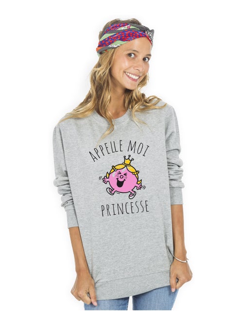 Sweat Femme - APPELLE MOI PRINCESSE - Kiabi