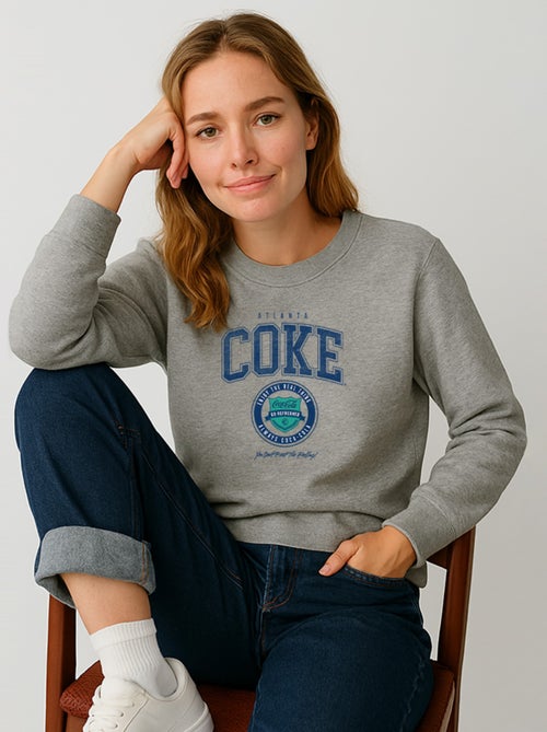 Sweat Femme - ATLANTA COKE - Kiabi