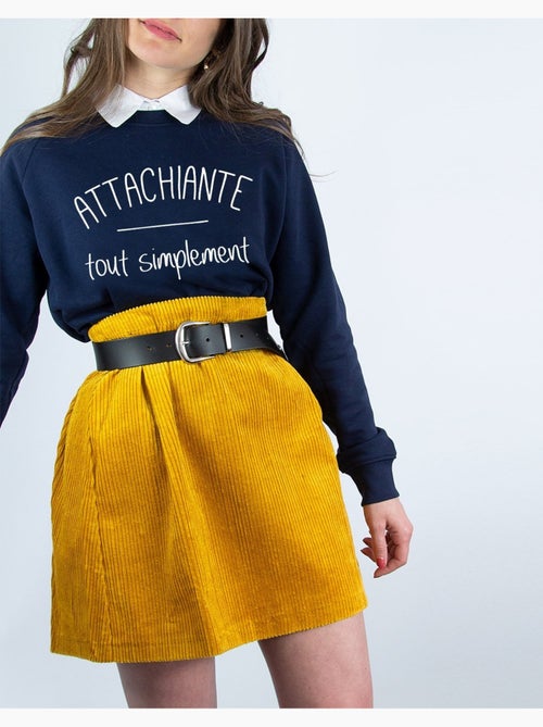 Sweat Femme - ATTACHIANTE TOUT SIMPLEMENT - Kiabi Sweat Femme - ATTACHIANTE TOUT SIMPLEMENT - Kiabi