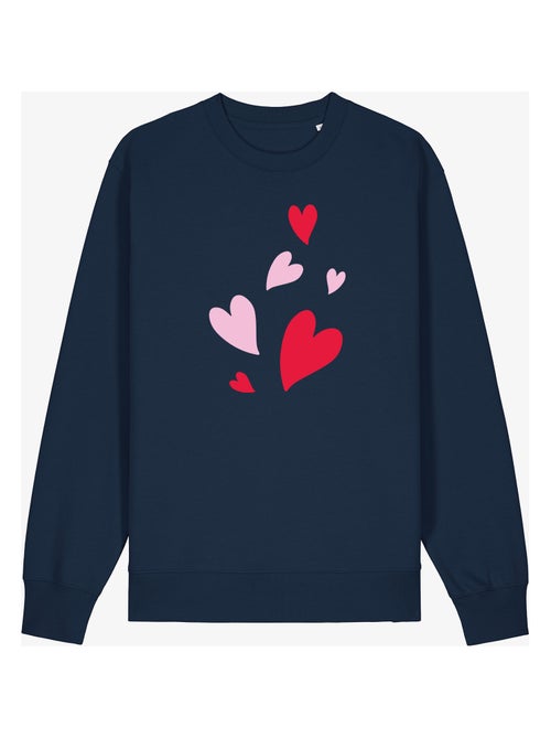 Sweat Femme - BACK MANY HEARTS - Kiabi