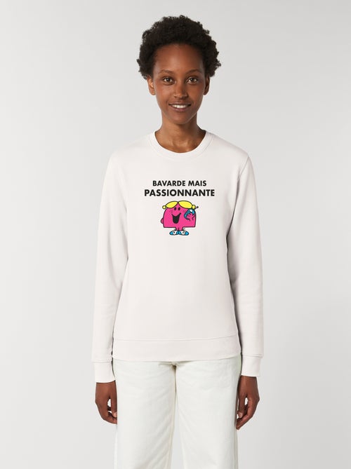 Sweat Femme - BAVARDE MAIS PASSIONNANTE - Kiabi