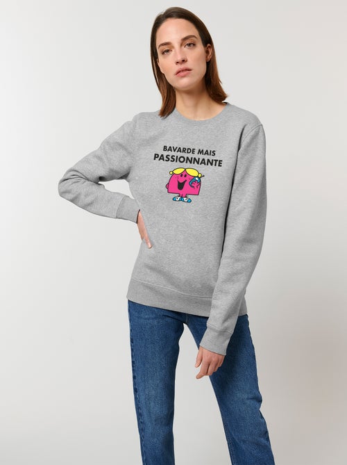 Sweat Femme - BAVARDE MAIS PASSIONNANTE - Kiabi