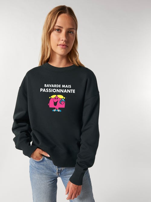 Sweat Femme - BAVARDE MAIS PASSIONNANTE - Kiabi