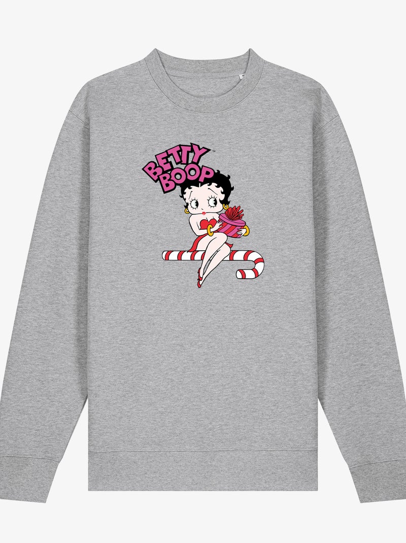 Sweat Femme - BETTY BOOP 2 Gris chiné - Kiabi