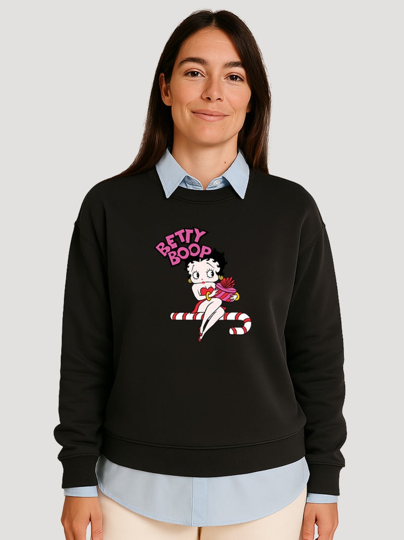 Sweat Femme - BETTY BOOP 2 Noir - Kiabi