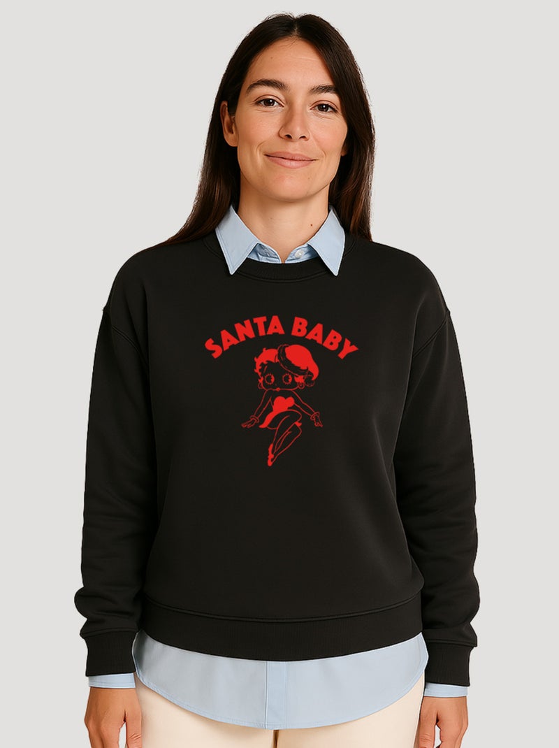 Sweat Femme - BETTY BOOP 3 Noir - Kiabi