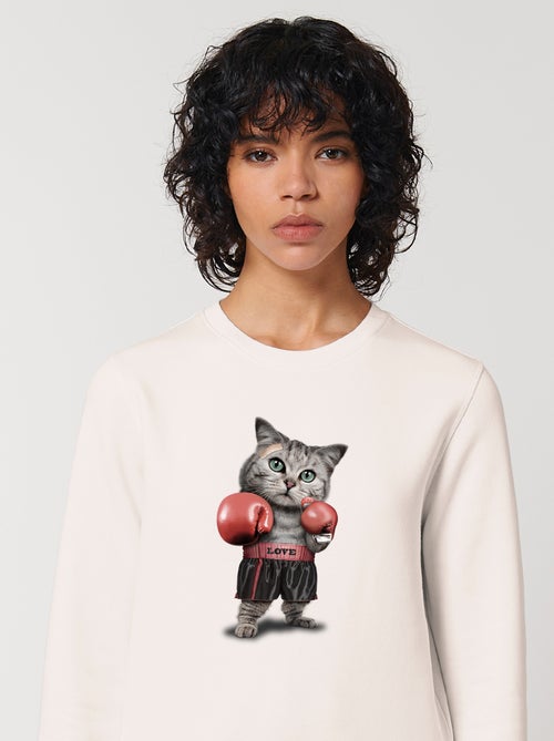 Sweat Femme - BOXING CAT - Kiabi