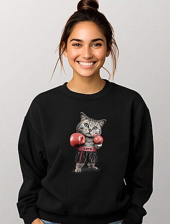 Sweat Femme - BOXING CAT