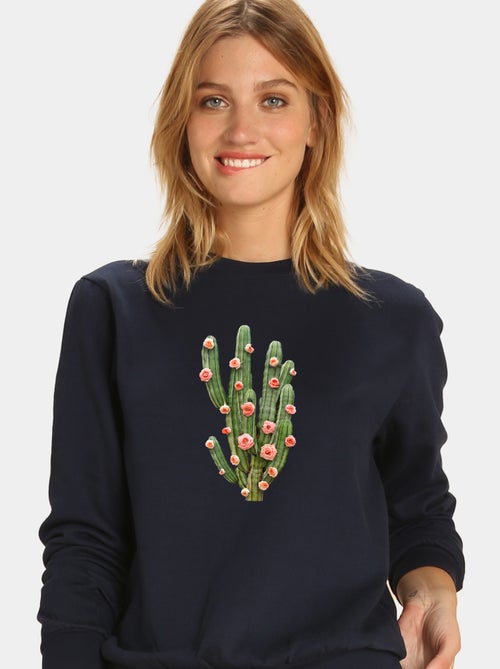 Sweat Femme - CACTUS AND ROSES - Kiabi