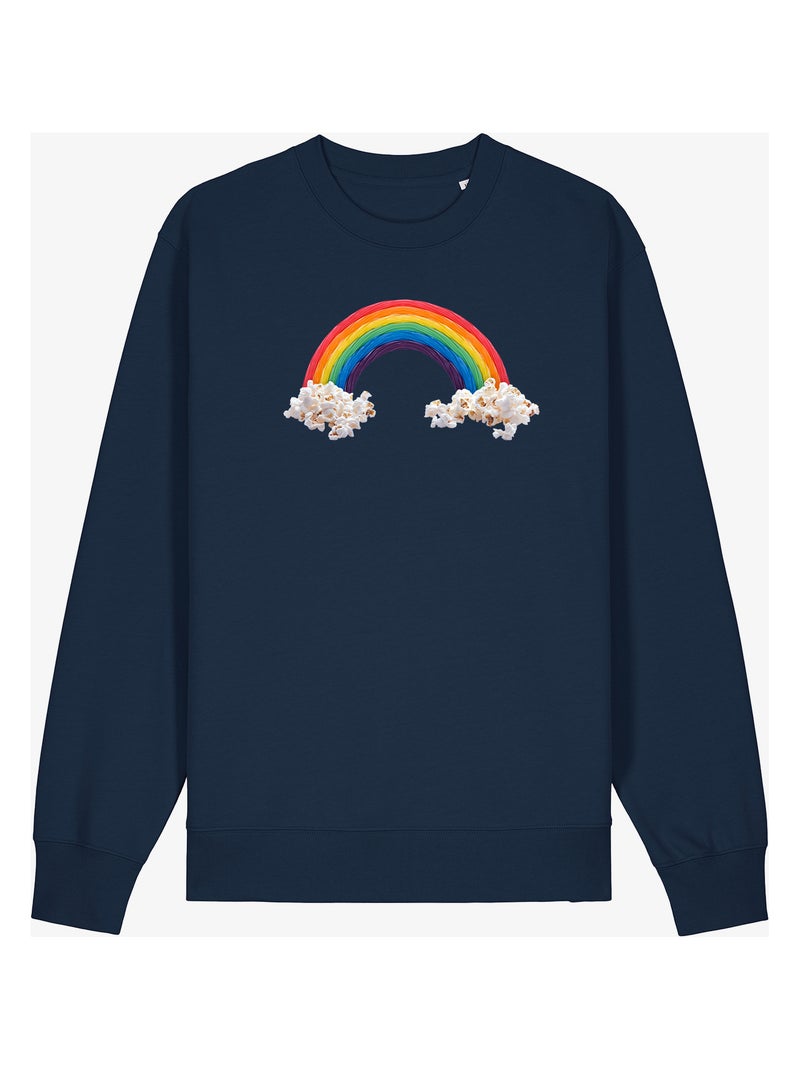Sweat Femme - CANDY RAINBAW Bleu marine - Kiabi