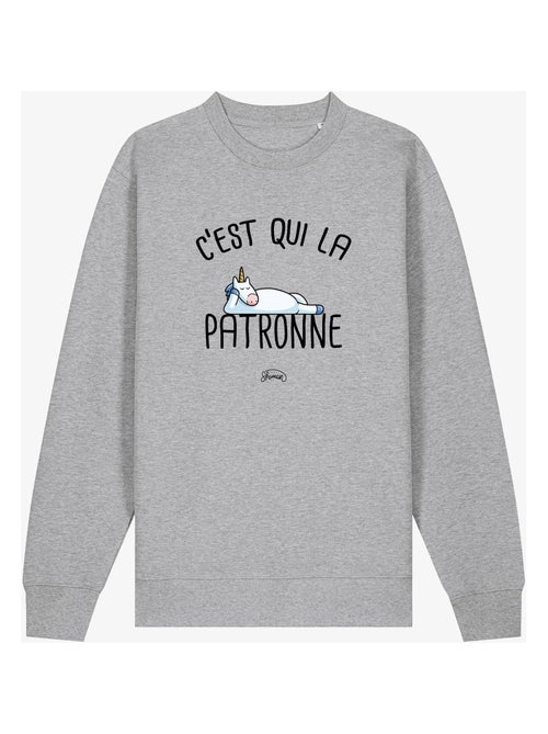 Sweat Femme - C'EST QUI LA PATRONNE - Kiabi