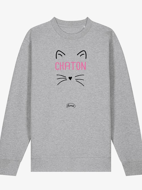 Sweat Femme - CHATON - Kiabi