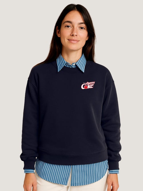 Sweat Femme - CHERRY COKE CŒUR - Kiabi