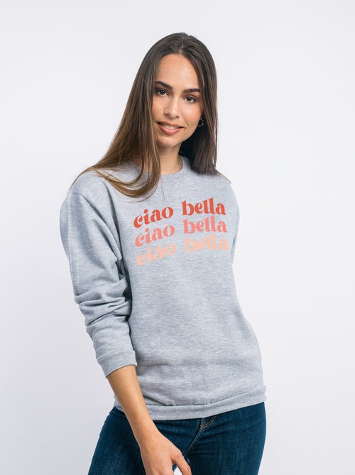 Sweat Femme - CIAO BELLA - Kiabi