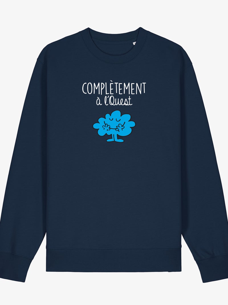 Sweat Femme - COMPLÈTEMENT À L'OUEST Bleu marine - Kiabi