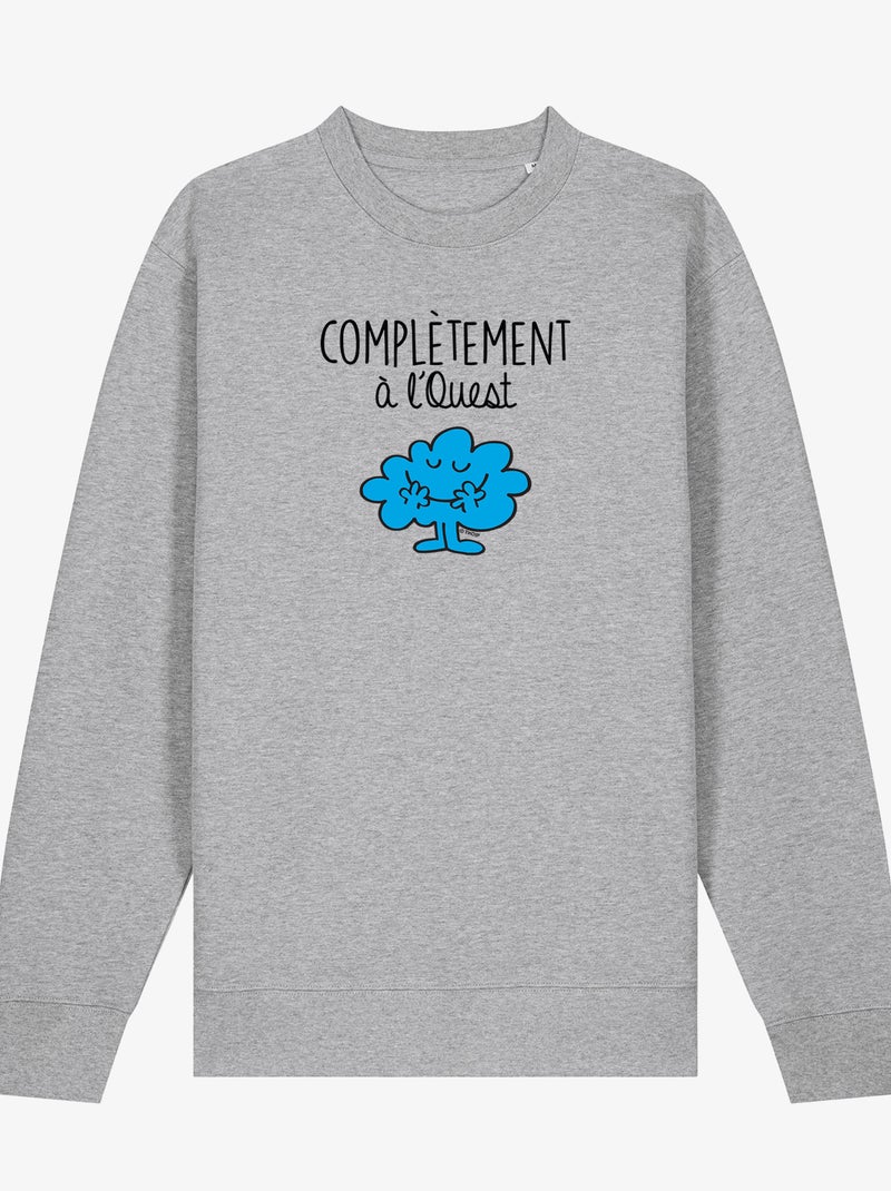 Sweat Femme - COMPLÈTEMENT À L'OUEST Gris chiné - Kiabi