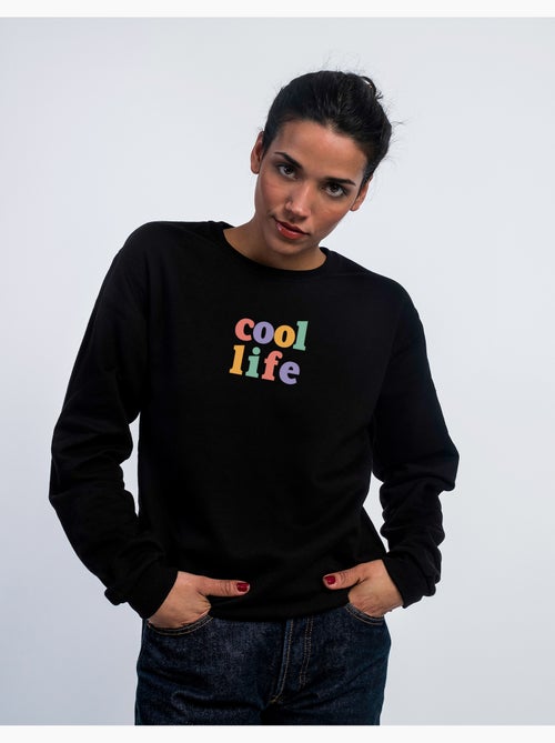 Sweat Femme - COOL LIFE - Kiabi