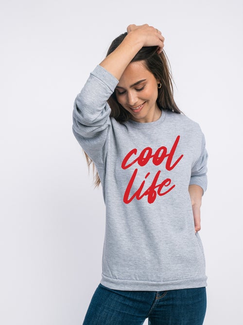 Sweat Femme - COOL LIFE WAF - Kiabi