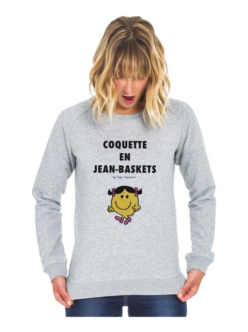 Sweat Femme - COQUETTE EN JEAN BASKET 2 - Kiabi
