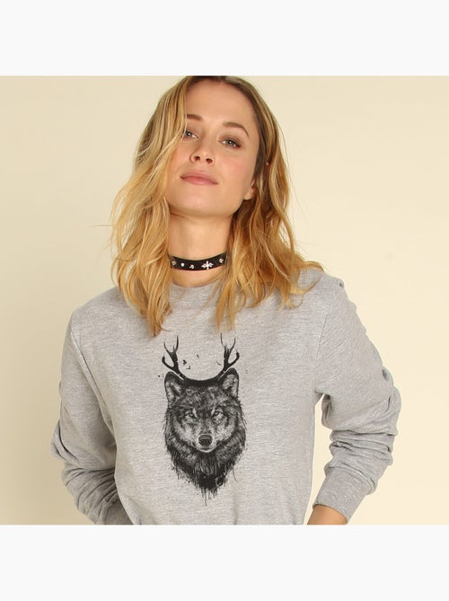 Sweat Femme - DEER WOLF - Kiabi