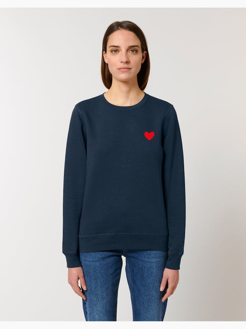 Sweat Femme - DESSIN PETIT COEUR - Kiabi