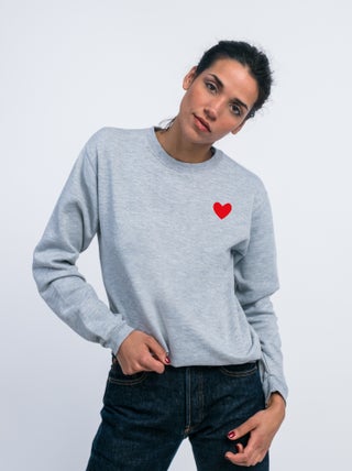 Sweat Femme - DESSIN PETIT COEUR