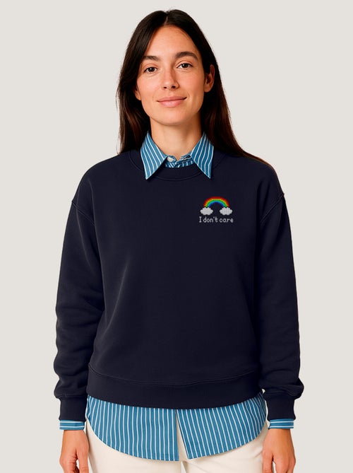 Sweat Femme - DONT CARE CŒUR - Kiabi