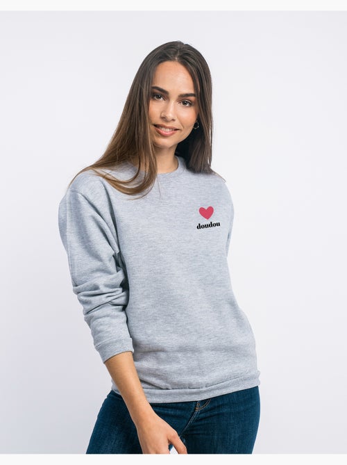 Sweat Femme - DOUDOU CŒUR - Kiabi