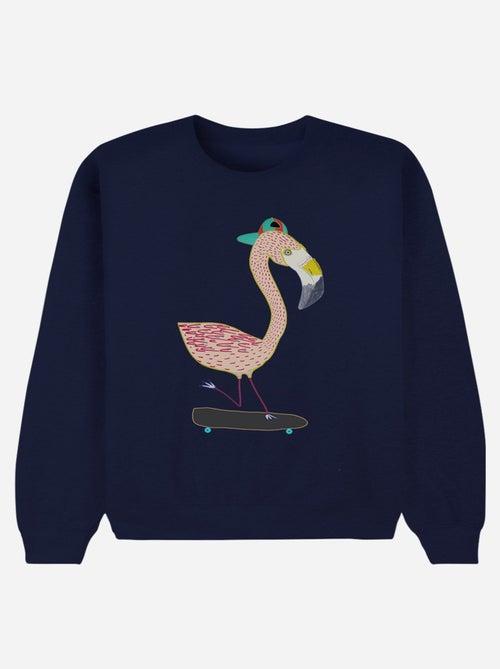 Sweat Femme - FLAMINGO SKATER - Kiabi
