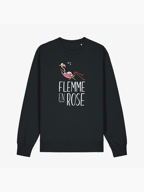 Sweat Femme - FLEMME EN ROSE - Kiabi