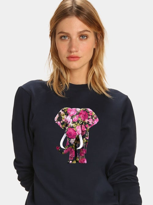 Sweat Femme - FLORAL ELEPHANT - Kiabi