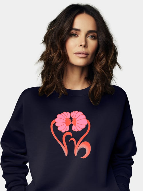 Sweat Femme - FLOWERS - Kiabi