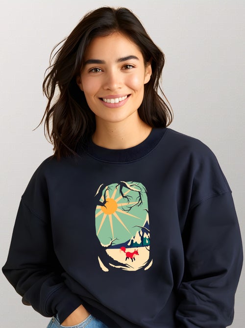 Sweat Femme - FOX_ROAMING_AROUND_II - Kiabi