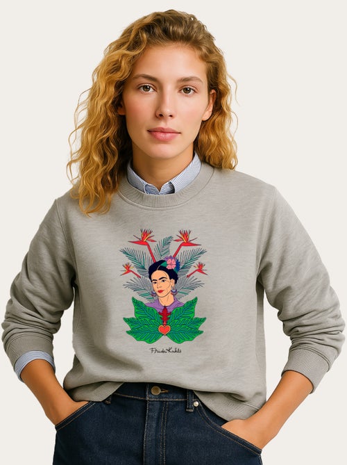 Sweat Femme - FRIDA KAHLO JUNGLE GRAPHIC - Kiabi Sweat Femme - FRIDA KAHLO JUNGLE GRAPHIC - Kiabi