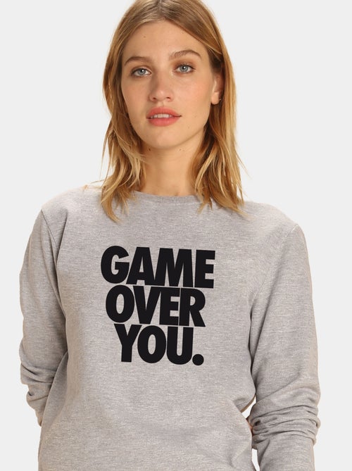 Sweat Femme - GAME OVER YOU - Kiabi