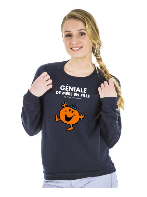 Sweat Femme - GÉNIALE DE MÈRE EN FILLE - Kiabi