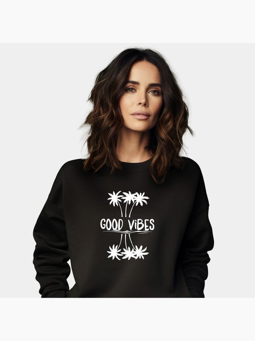 Sweat Femme - GOOD VIBES - Kiabi