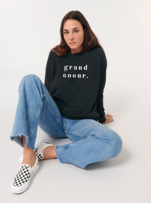 Sweat Femme - GRAND COEUR - Kiabi