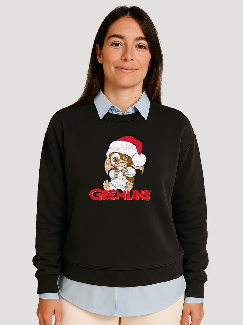 Sweat Femme - GREMLINS 1 Noir - Kiabi