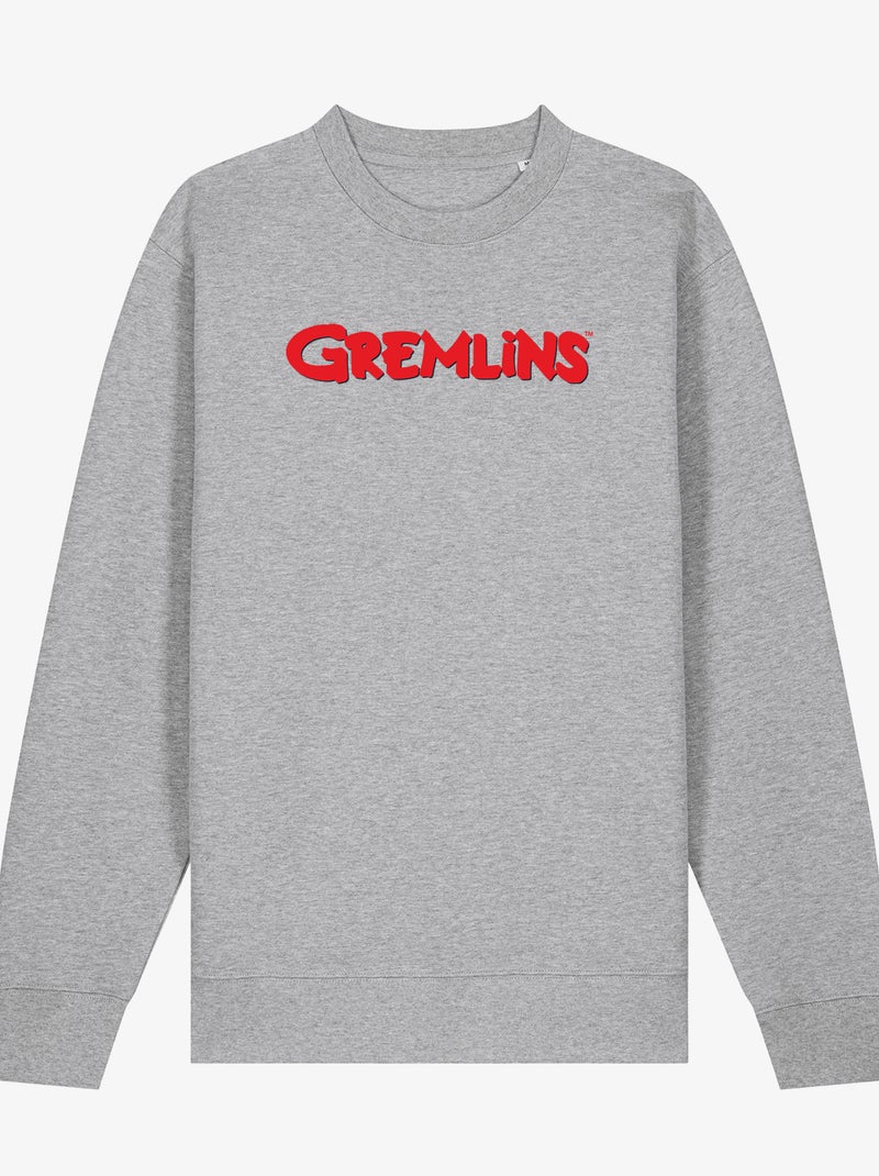 Sweat Femme - GREMLINS LOGO Gris chiné - Kiabi