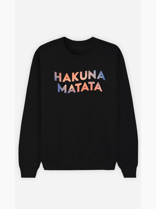 Sweat Femme - HAKUNA MATATA 3 - Kiabi
