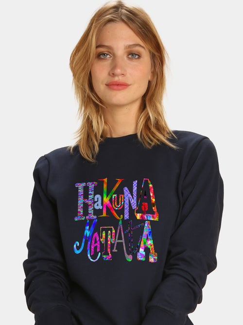 Sweat Femme - HAKUNA MATATA COLOR - Kiabi