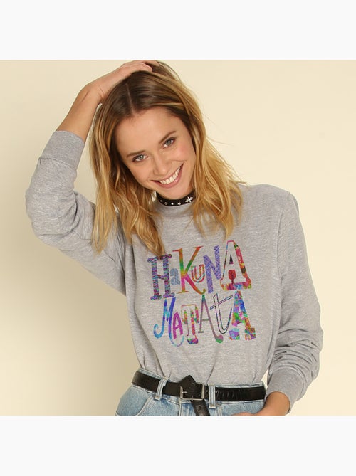 Sweat Femme - HAKUNA MATATA COLOR - Kiabi
