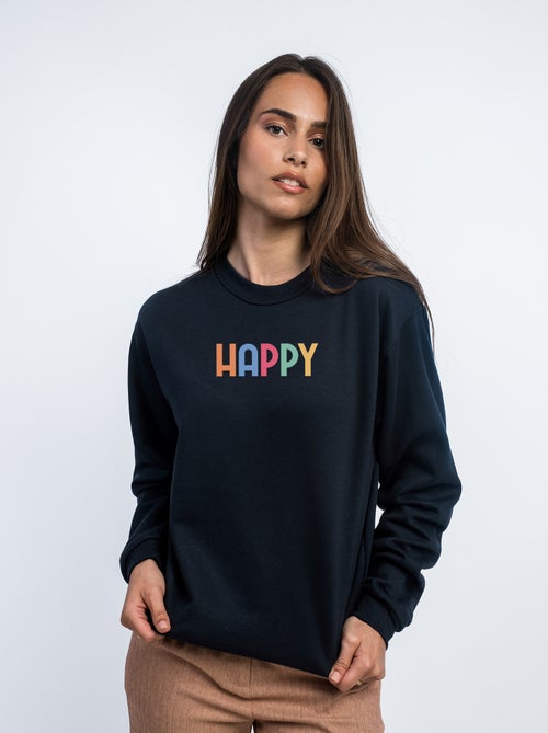 Sweat Femme - HAPPY COLORÉ - Kiabi