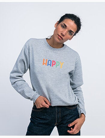Sweat Femme - HAPPY COLORÉ