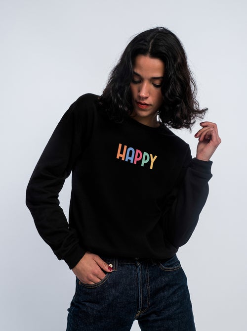 Sweat Femme - HAPPY COLORÉ - Kiabi