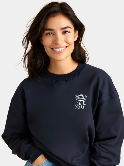 Sweat Femme - I SEE YOU COEUR - Kiabi